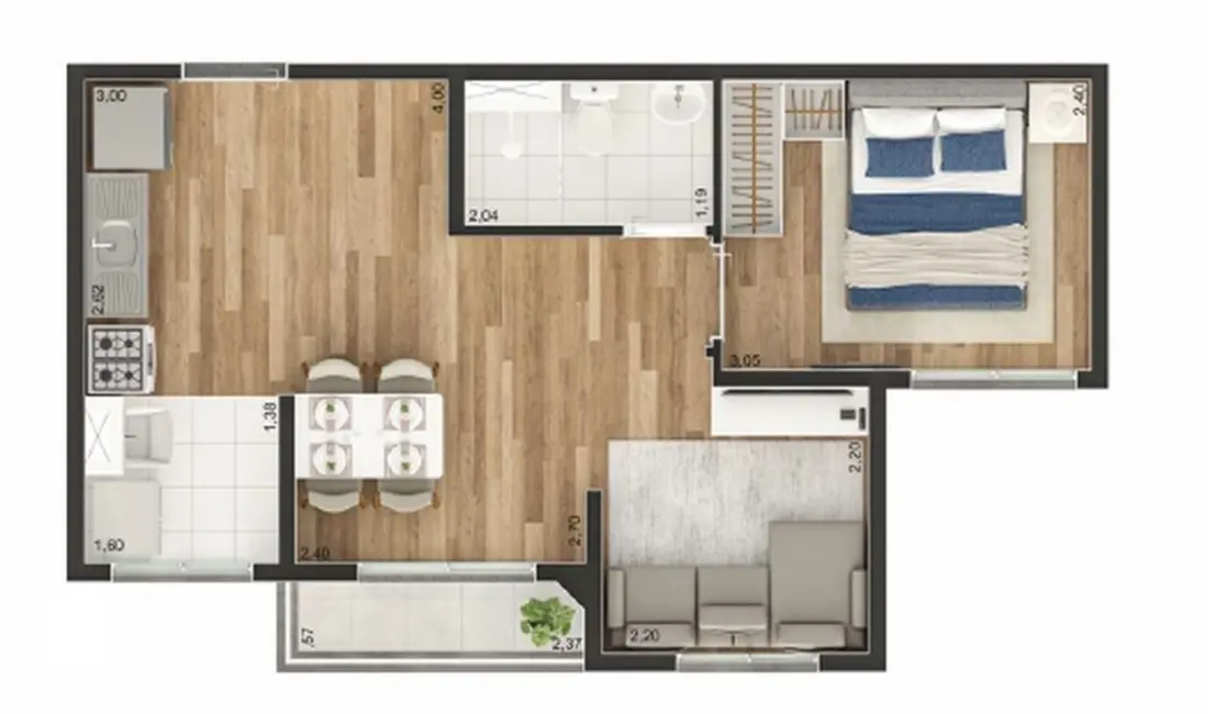 Apartamento com 2 quartos à venda, 37m2 em Freguesia do Ó, São Paulo - SP - imagem 8 Foto 8 de Apartamento com 2 quartos à venda, 37m2 em Freguesia do Ó, São Paulo - SP