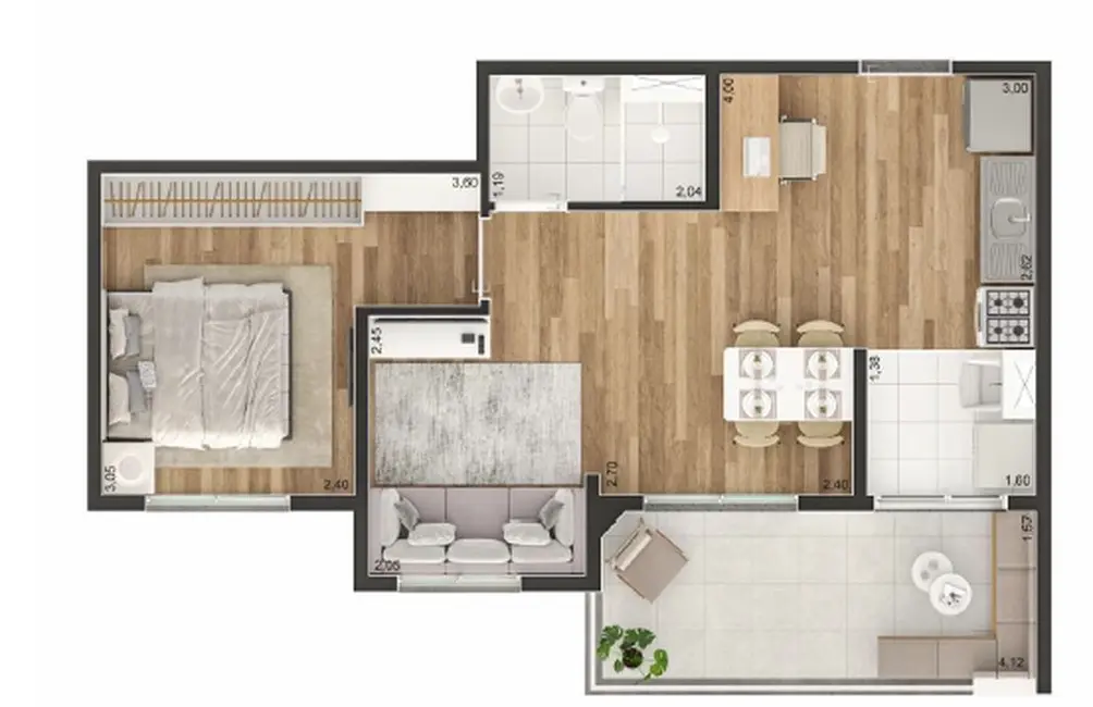 Apartamento com 2 quartos à venda, 37m2 em Freguesia do Ó, São Paulo - SP - imagem 7 Foto 7 de Apartamento com 2 quartos à venda, 37m2 em Freguesia do Ó, São Paulo - SP