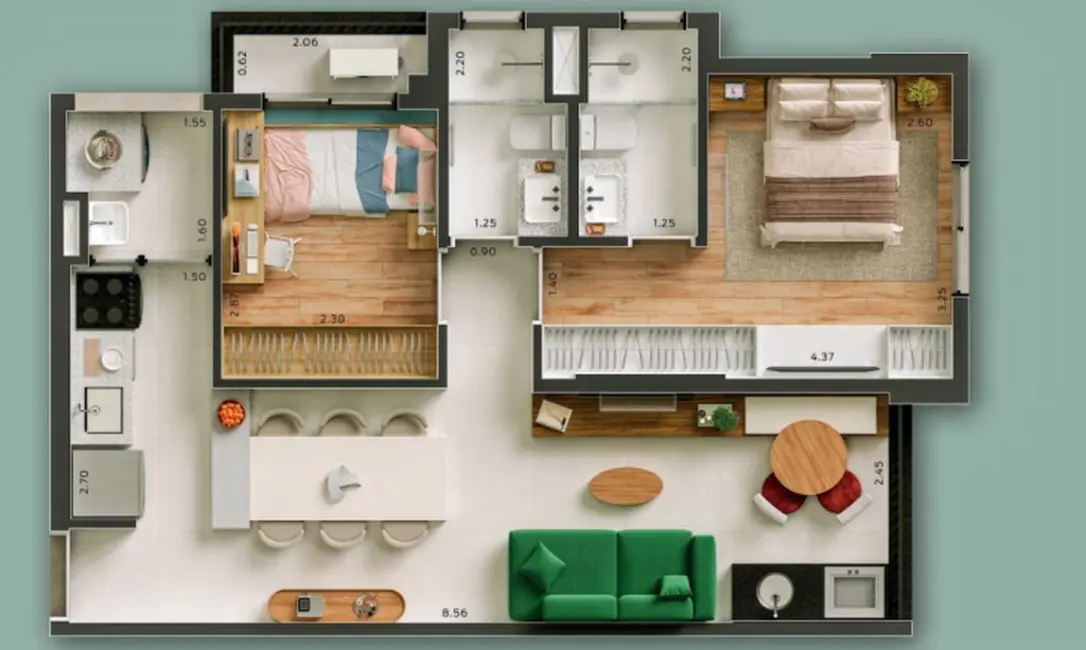 Foto 5 de Apartamento com 2 quartos à venda, 60m2 em Vila Formosa, São Paulo - SP