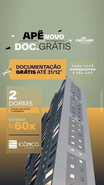 Foto 1 de Apartamento com 2 quartos à venda, 41m2 em Jaraguá, São Paulo - SP