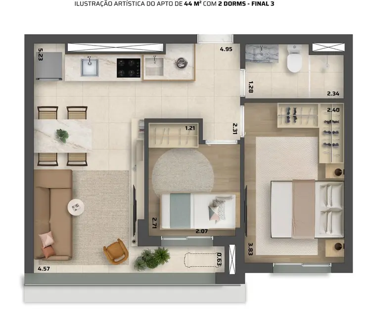 Apartamento com 1 quarto à venda, 29m2 em Vila Mariana, São Paulo - SP - imagem 2 Foto 2 de Apartamento com 1 quarto à venda, 29m2 em Vila Mariana, São Paulo - SP