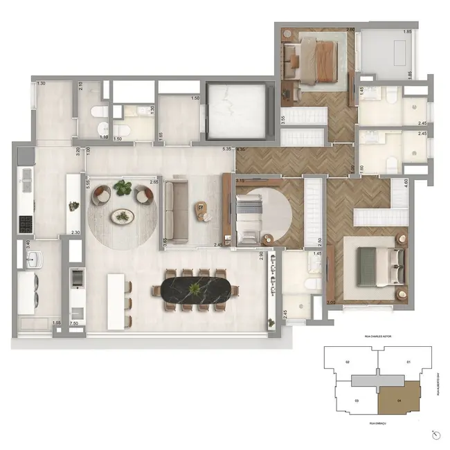 Apartamento com 3 quartos à venda, 136m2 em São Paulo - SP - imagem 1 Foto 1 de Apartamento com 3 quartos à venda, 136m2 em São Paulo - SP