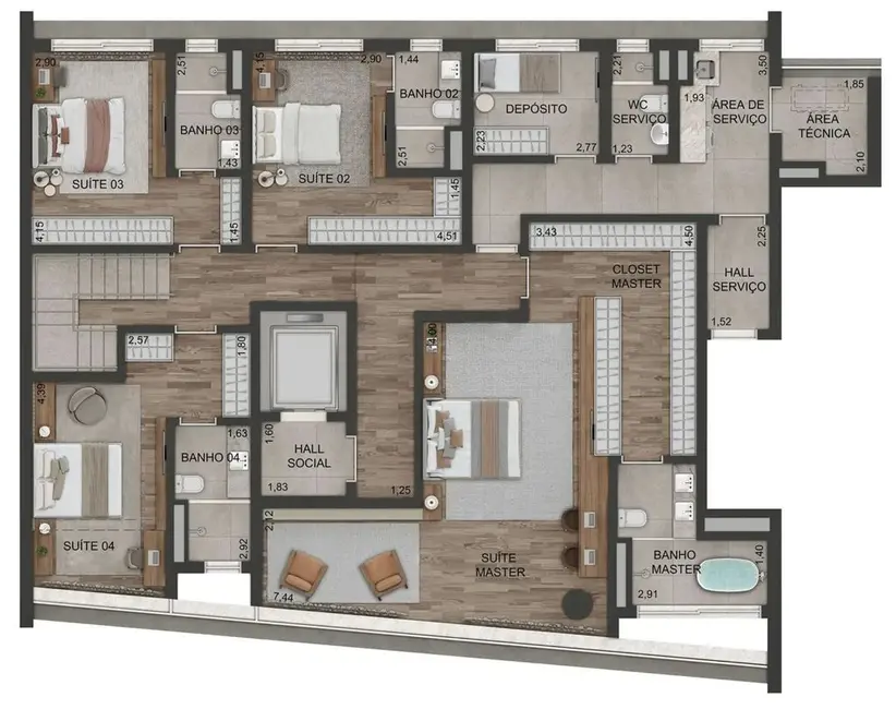 Apartamento com 3 quartos à venda, 200m2 em Alto de Pinheiros, São Paulo - SP - imagem 1 Foto 1 de Apartamento com 3 quartos à venda, 200m2 em Alto de Pinheiros, São Paulo - SP
