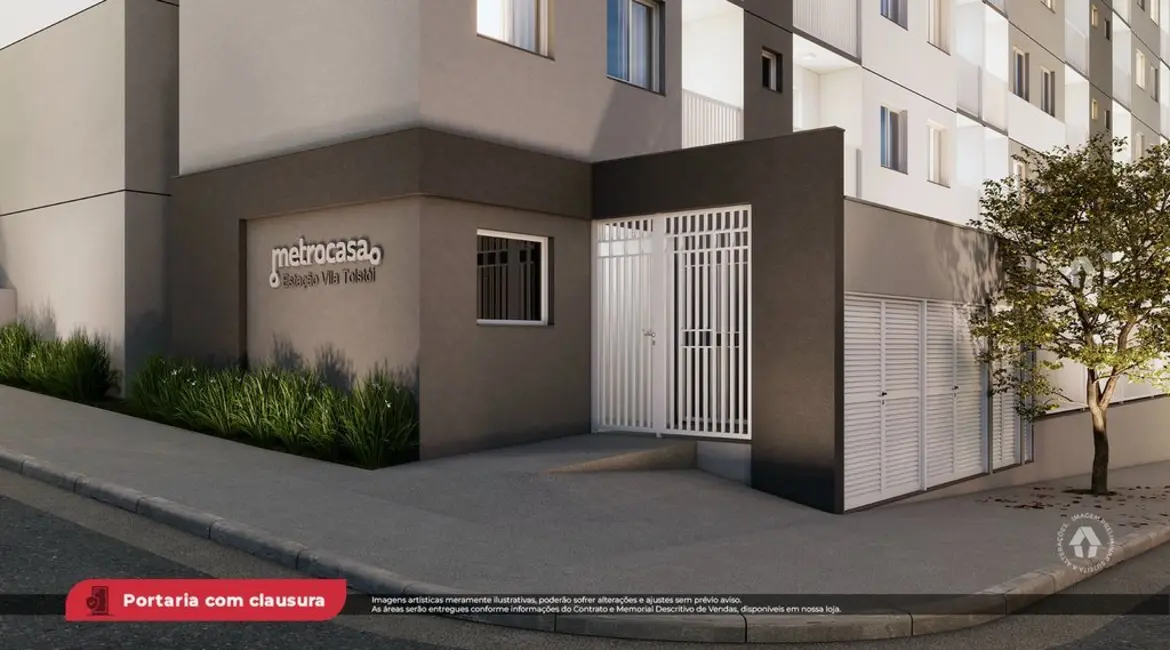 Foto 2 de Kitnet com 1 quarto à venda, 17m2 em Vila Tolstoi, São Paulo - SP