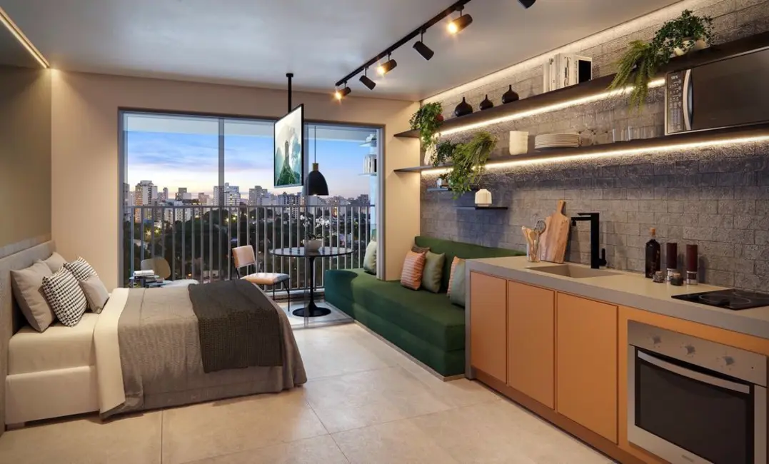 Foto 3 de Kitnet com 1 quarto à venda, 35m2 em Alto da Boa Vista, São Paulo - SP