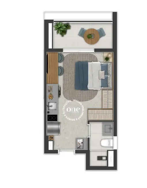 Foto 3 de Kitnet com 1 quarto à venda, 24m2 em Pinheiros, São Paulo - SP