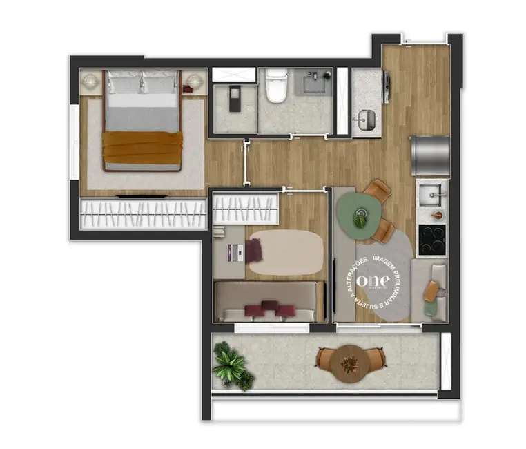 Foto 5 de Kitnet com 1 quarto à venda, 24m2 em Pinheiros, São Paulo - SP