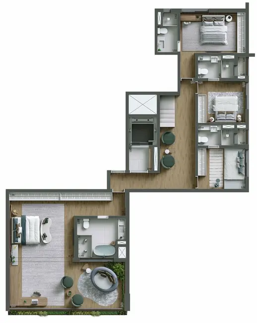 Foto 8 de Apartamento com 4 quartos à venda, 208m2 em Moema, São Paulo - SP