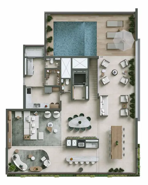 Foto 2 de Apartamento com 4 quartos à venda, 208m2 em Moema, São Paulo - SP