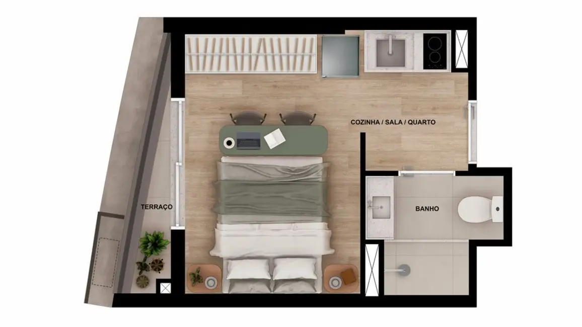 Foto 9 de Kitnet com 1 quarto à venda, 20m2 em Bela Vista, São Paulo - SP