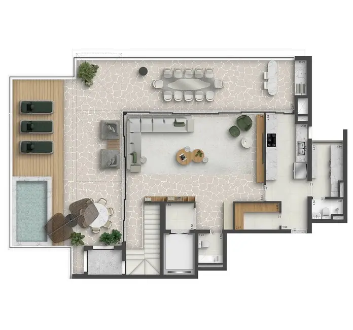 Foto 6 de Apartamento com 4 quartos à venda, 164m2 em Mirandópolis, São Paulo - SP