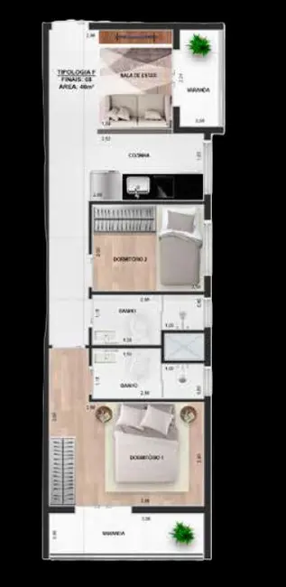 Foto 8 de Apartamento com 1 quarto à venda, 30m2 em Vila Matilde, São Paulo - SP