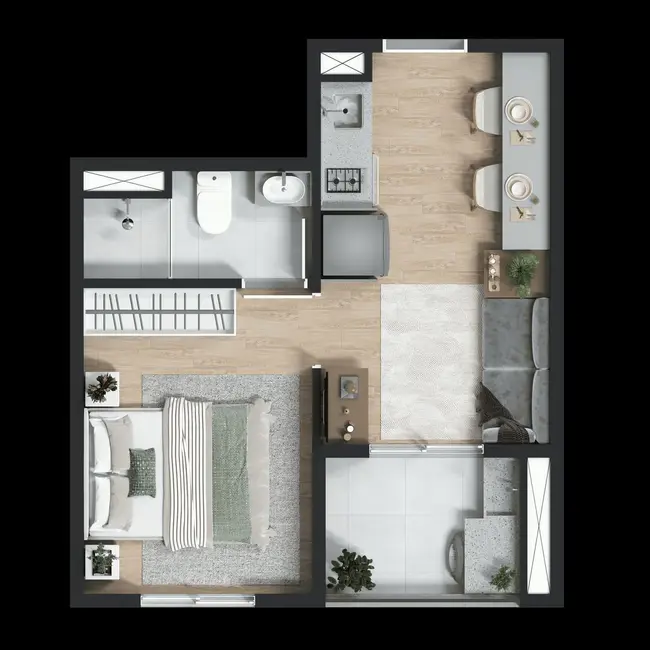 Foto 3 de Apartamento com 1 quarto à venda, 27m2 em Vila Ré, São Paulo - SP