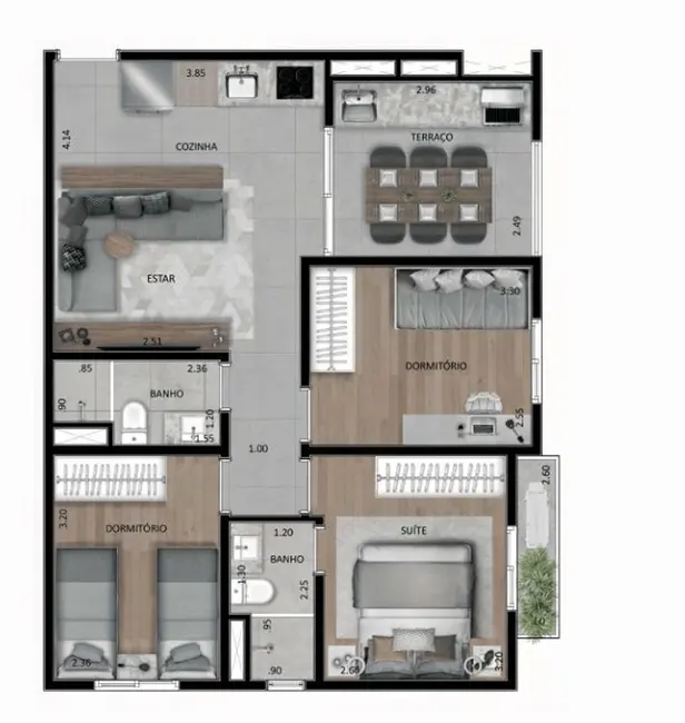 Apartamento com 3 quartos à venda, 62m2 em Jardim São Paulo(Zona Norte), São Paulo - SP - imagem 6 Foto 6 de Apartamento com 3 quartos à venda, 62m2 em Jardim São Paulo(Zona Norte), São Paulo - SP