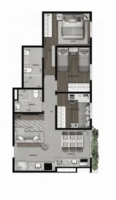 Apartamento com 3 quartos à venda, 62m2 em Jardim São Paulo(Zona Norte), São Paulo - SP - imagem 2 Foto 2 de Apartamento com 3 quartos à venda, 62m2 em Jardim São Paulo(Zona Norte), São Paulo - SP