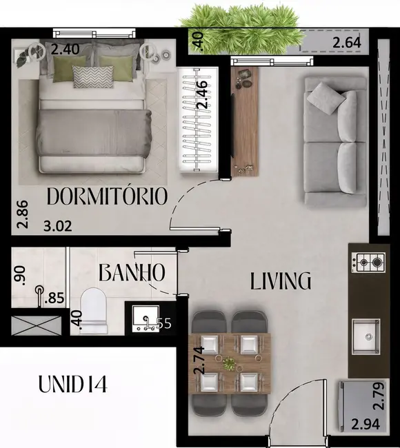 Kitnet com 1 quarto à venda, 27m2 em Jardim São Paulo(Zona Norte), São Paulo - SP - imagem 8 Foto 8 de Kitnet com 1 quarto à venda, 27m2 em Jardim São Paulo(Zona Norte), São Paulo - SP