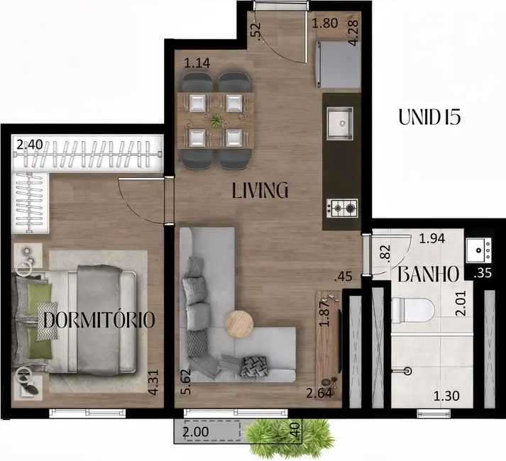 Kitnet com 1 quarto à venda, 27m2 em Jardim São Paulo(Zona Norte), São Paulo - SP - imagem 7 Foto 7 de Kitnet com 1 quarto à venda, 27m2 em Jardim São Paulo(Zona Norte), São Paulo - SP