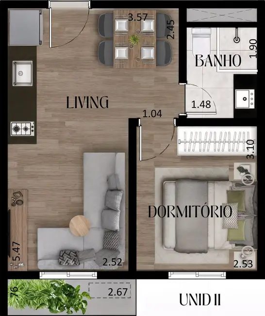 Foto 6 de Apartamento com 1 quarto à venda, 28m2 em Jardim São Paulo(Zona Norte), São Paulo - SP