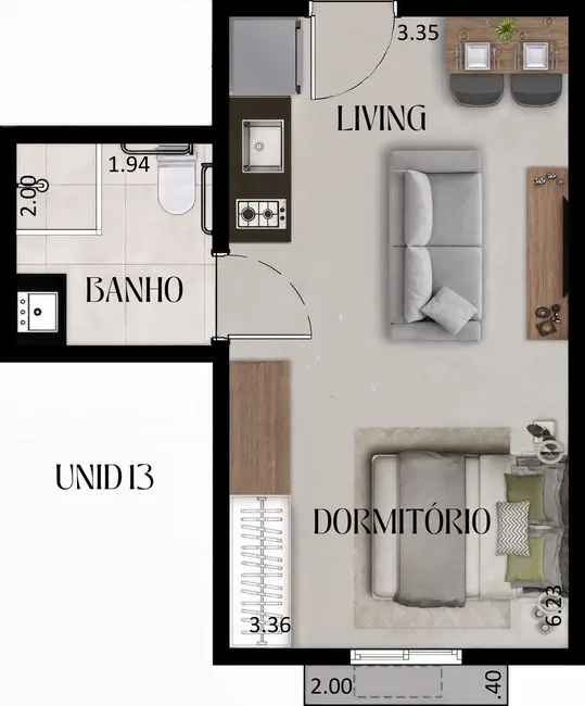 Foto 5 de Apartamento com 1 quarto à venda, 28m2 em Jardim São Paulo(Zona Norte), São Paulo - SP