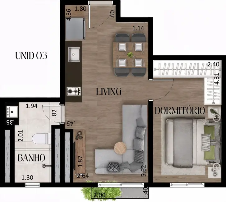 Foto 7 de Apartamento com 1 quarto à venda, 28m2 em Jardim São Paulo(Zona Norte), São Paulo - SP