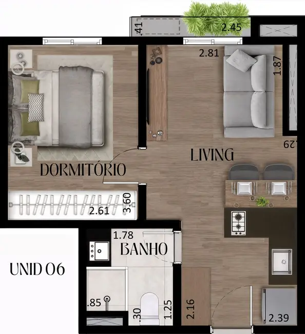Foto 9 de Apartamento com 1 quarto à venda, 28m2 em Jardim São Paulo(Zona Norte), São Paulo - SP