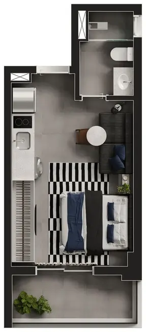 Kitnet com 1 quarto à venda, 24m2 em Consolação, São Paulo - SP - imagem 1 Foto 1 de Kitnet com 1 quarto à venda, 24m2 em Consolação, São Paulo - SP