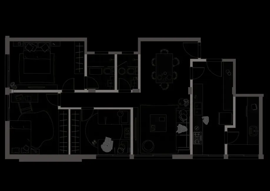 Apartamento com 3 quartos à venda, 100m2 em Vila Olímpia, São Paulo - SP - imagem 3 Foto 3 de Apartamento com 3 quartos à venda, 100m2 em Vila Olímpia, São Paulo - SP