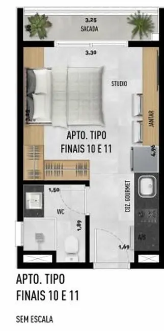 Kitnet com 1 quarto à venda, 22m2 em Vila Nova Savoia, São Paulo - SP - imagem 5 Foto 5 de Kitnet com 1 quarto à venda, 22m2 em Vila Nova Savoia, São Paulo - SP