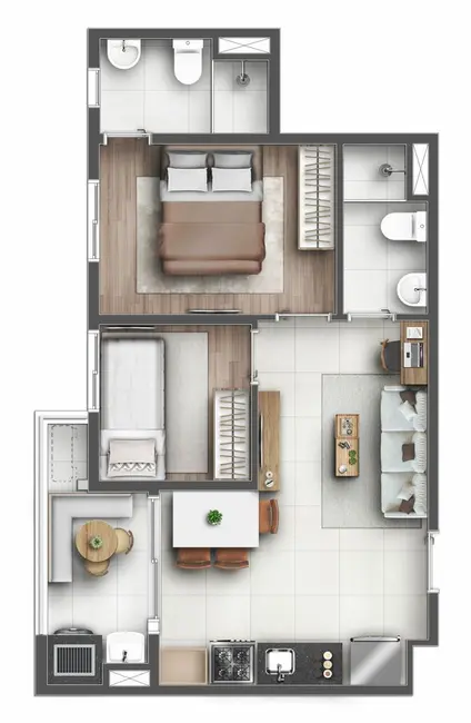 Apartamento com 3 quartos à venda, 64m2 em Penha de França, São Paulo - SP - imagem 1 Foto 1 de Apartamento com 3 quartos à venda, 64m2 em Penha de França, São Paulo - SP