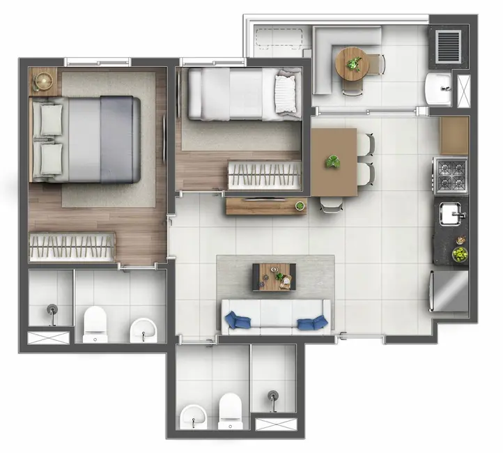 Foto 6 de Apartamento com 3 quartos à venda, 74m2 em Penha de França, São Paulo - SP