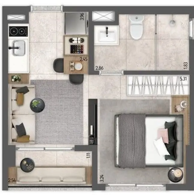 Foto 1 de Kitnet com 1 quarto à venda, 26m2 em Vila Mariana, São Paulo - SP