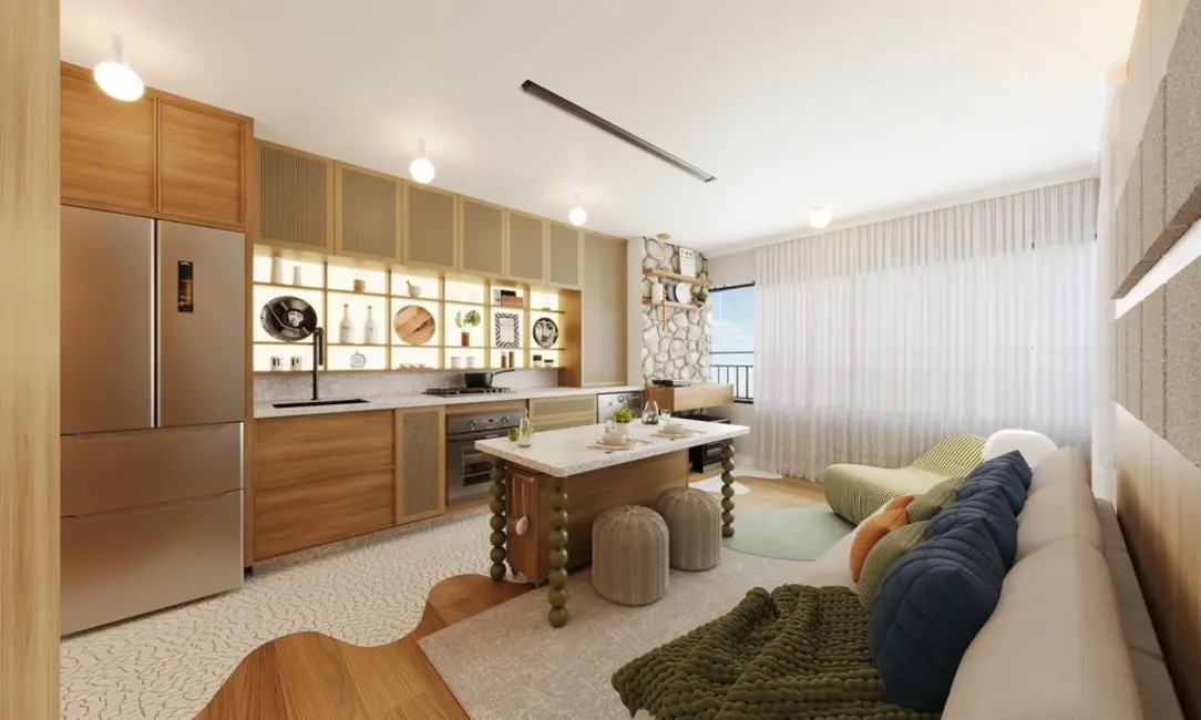 Foto 3 de Apartamento com 2 quartos à venda, 43m2 em Jardim, Santo Andre - SP