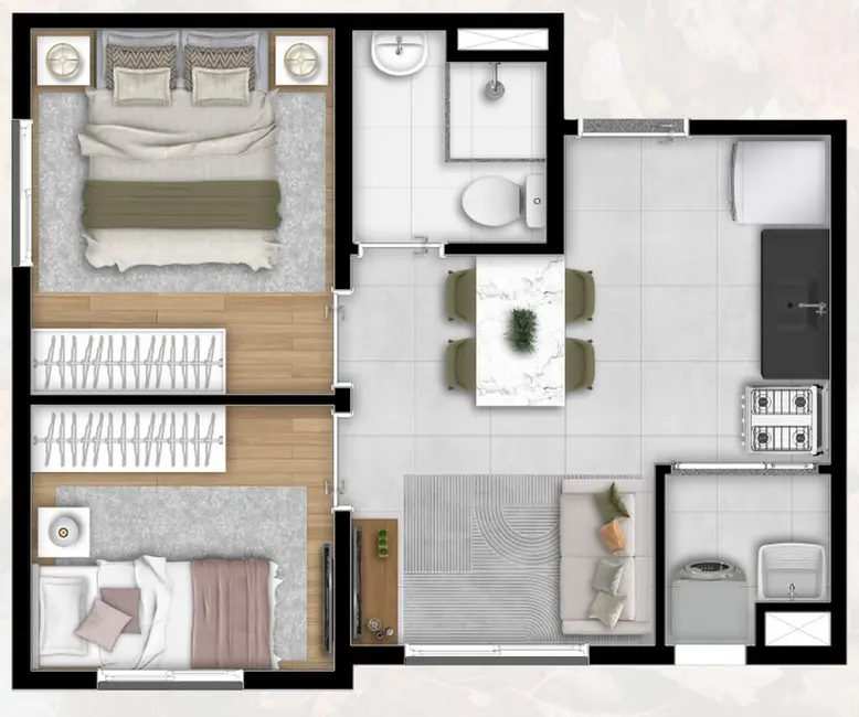 Foto 2 de Apartamento com 2 quartos à venda, 32m2 em Cidade Patriarca, São Paulo - SP