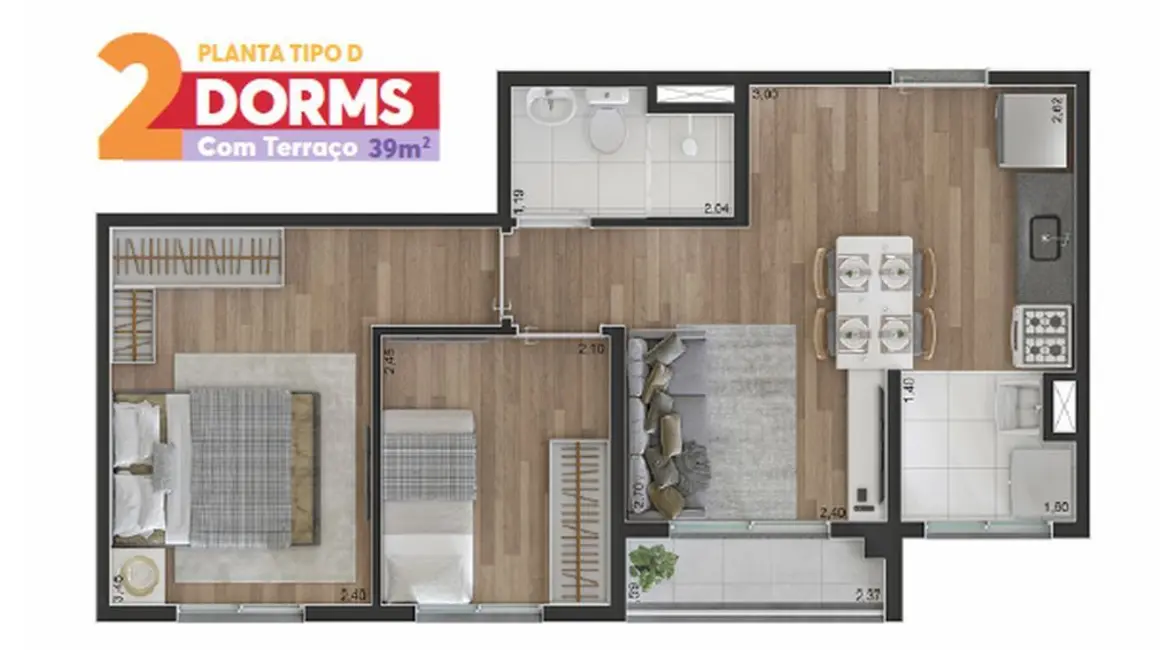 Apartamento com 2 quartos à venda, 37m2 em Bom Retiro, São Paulo - SP - imagem 1 Foto 1 de Apartamento com 2 quartos à venda, 37m2 em Bom Retiro, São Paulo - SP
