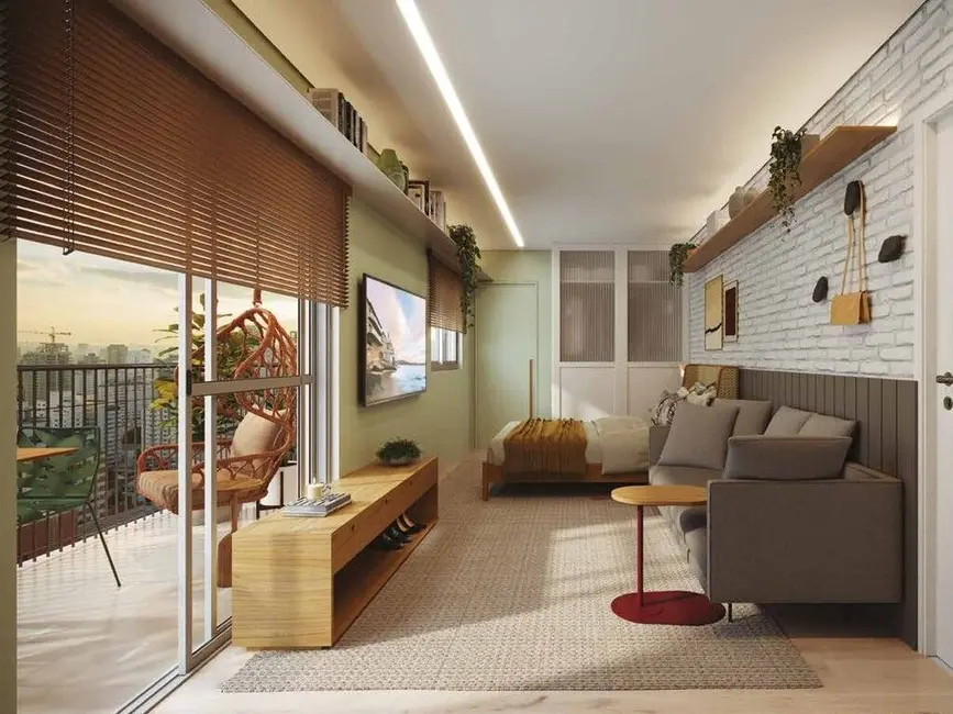 Apartamento com 1 quarto à venda, 24m2 em Pinheiros, São Paulo - SP - imagem 9 Foto 9 de Apartamento com 1 quarto à venda, 24m2 em Pinheiros, São Paulo - SP