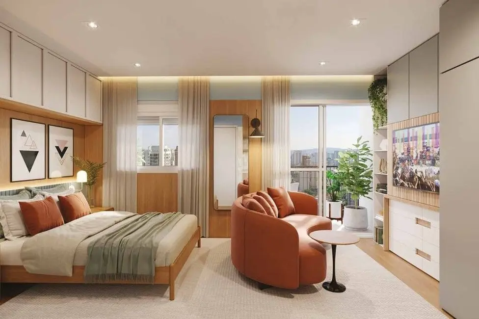 Apartamento com 1 quarto à venda, 24m2 em Pinheiros, São Paulo - SP - imagem 8 Foto 8 de Apartamento com 1 quarto à venda, 24m2 em Pinheiros, São Paulo - SP