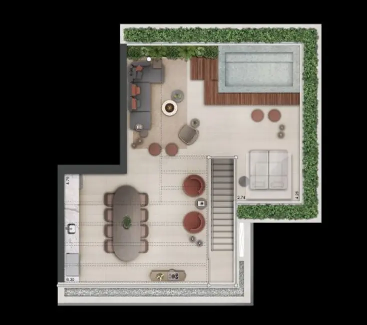 Foto 8 de Apartamento com 2 quartos à venda, 80m2 em Sumaré, São Paulo - SP