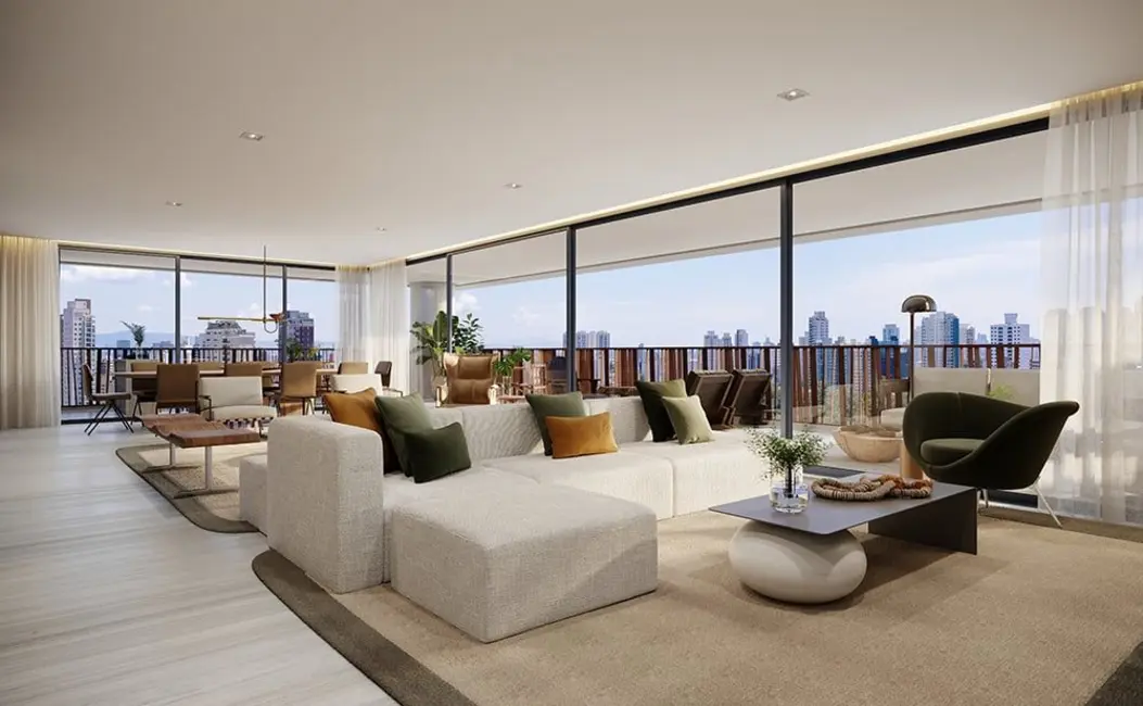 Apartamento com 4 quartos à venda, 372m2 em Vila Nova Conceição, São Paulo - SP - imagem 6 Foto 6 de Apartamento com 4 quartos à venda, 372m2 em Vila Nova Conceição, São Paulo - SP