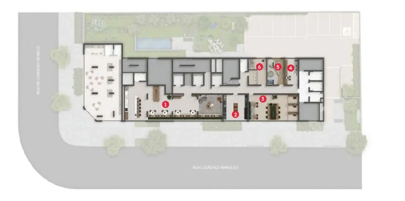 Apartamento com 1 quarto à venda, 24m2 em Vila Olímpia, São Paulo - SP - imagem 3 Foto 3 de Apartamento com 1 quarto à venda, 24m2 em Vila Olímpia, São Paulo - SP
