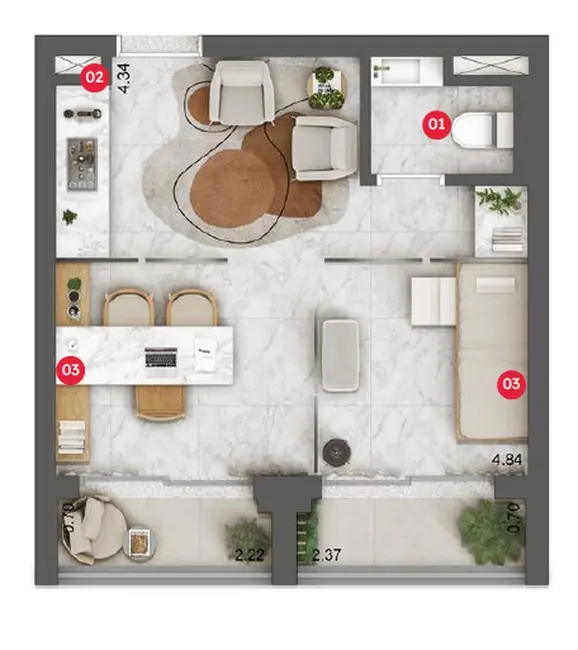 Foto 5 de Sala Comercial à venda, 14m2 em Vila Olímpia, São Paulo - SP