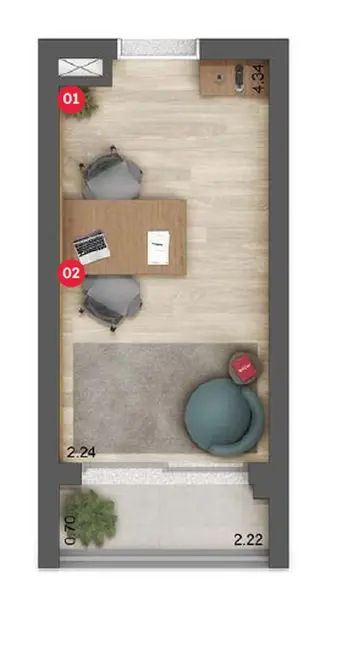 Foto 7 de Sala Comercial à venda, 26m2 em Vila Olímpia, São Paulo - SP