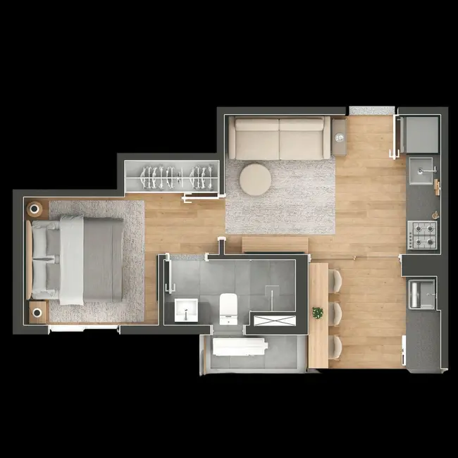 Kitnet com 1 quarto à venda, 26m2 em Vila Alexandria, São Paulo - SP - imagem 1 Foto 1 de Kitnet com 1 quarto à venda, 26m2 em Vila Alexandria, São Paulo - SP