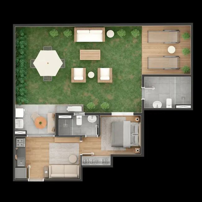 Kitnet com 1 quarto à venda, 26m2 em Vila Alexandria, São Paulo - SP - imagem 3 Foto 3 de Kitnet com 1 quarto à venda, 26m2 em Vila Alexandria, São Paulo - SP