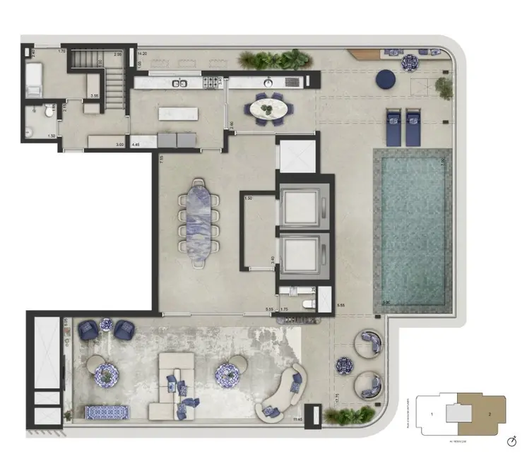 Foto 8 de Apartamento com 4 quartos à venda, 246m2 em Pinheiros, São Paulo - SP