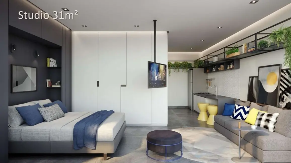 Kitnet com 1 quarto à venda, 24m2 em Vila Madalena, São Paulo - SP - imagem 5 Foto 5 de Kitnet com 1 quarto à venda, 24m2 em Vila Madalena, São Paulo - SP