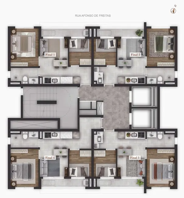 Apartamento com 2 quartos à venda, 52m2 em Paraíso, São Paulo - SP - imagem 8 Foto 8 de Apartamento com 2 quartos à venda, 52m2 em Paraíso, São Paulo - SP