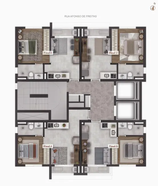 Apartamento com 2 quartos à venda, 52m2 em Paraíso, São Paulo - SP - imagem 4 Foto 4 de Apartamento com 2 quartos à venda, 52m2 em Paraíso, São Paulo - SP