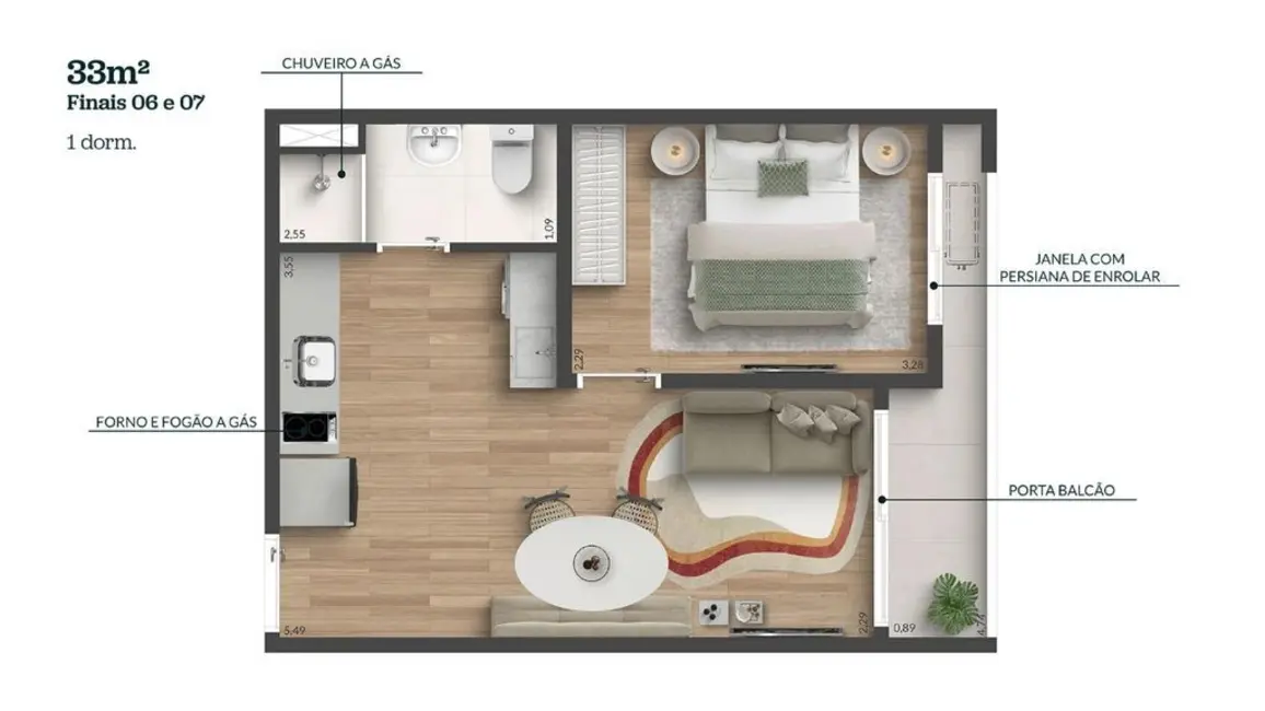 Foto 3 de Apartamento com 1 quarto à venda, 25m2 em Vila Clementino, São Paulo - SP