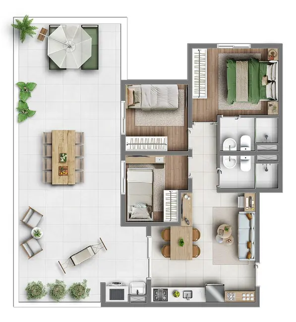 Foto 5 de Apartamento com 2 quartos à venda, 45m2 em Vila Carmosina, São Paulo - SP
