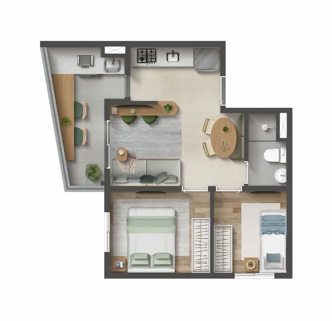 Apartamento com 1 quarto à venda, 25m2 em Sapopemba, São Paulo - SP - imagem 9 Foto 9 de Apartamento com 1 quarto à venda, 25m2 em Sapopemba, São Paulo - SP